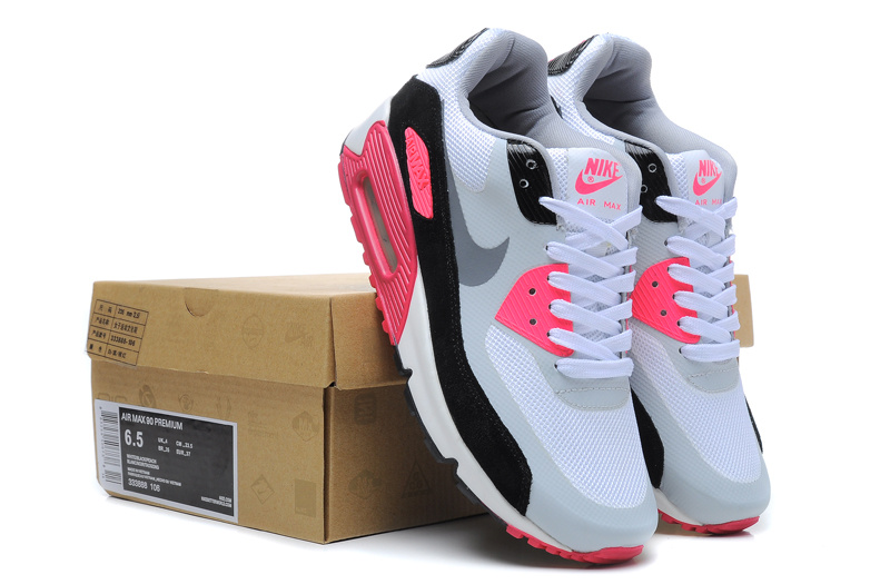 Nike Air Max Shoes Womens Pink/White/Black Online